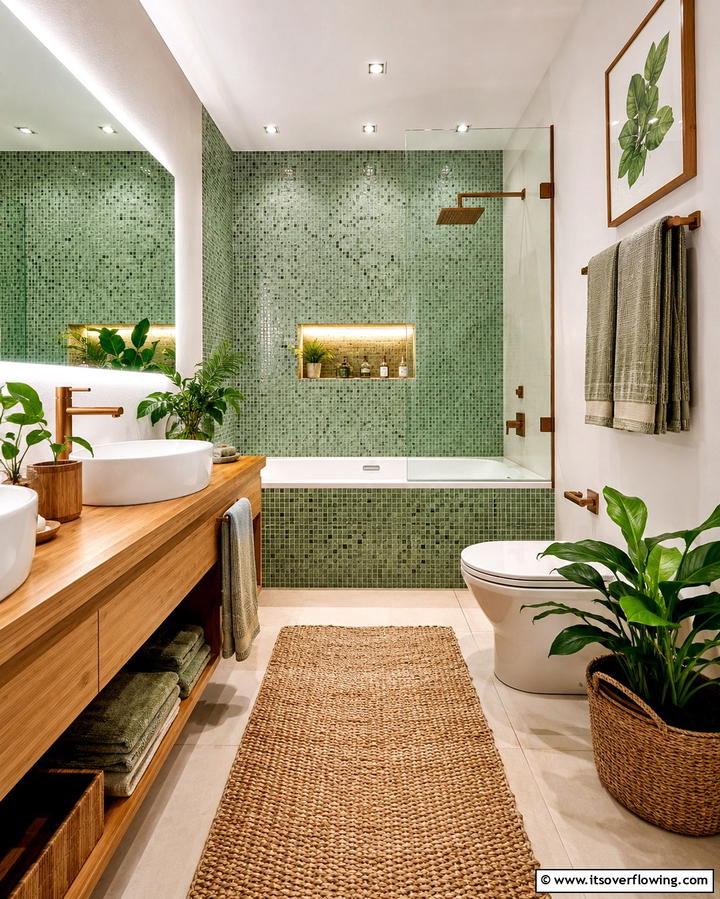 Eco Friendly Bathroom - 30 Stylish Bathroom Decor Ideas for a Spa-Like Retreat