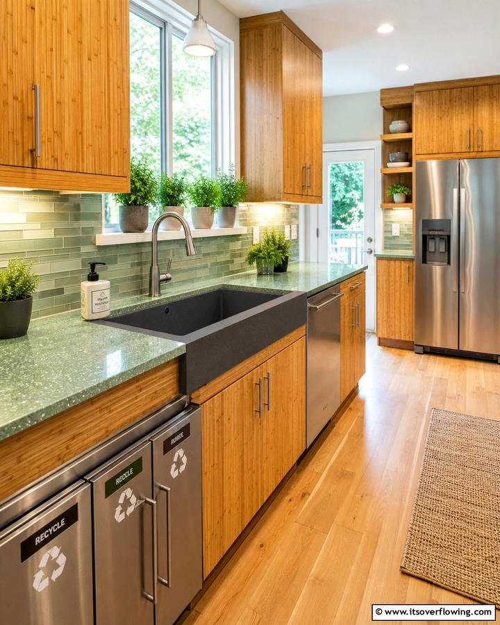 Eco Friendly Composite Sink Solutions - 30 Kitchen Sink Ideas Combining Function and Style