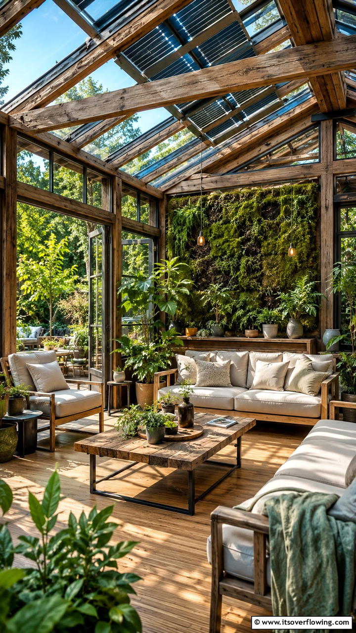 Eco Friendly Conservatory - 30 Garden Room Ideas- Cozy Outdoor Retreats & Studios