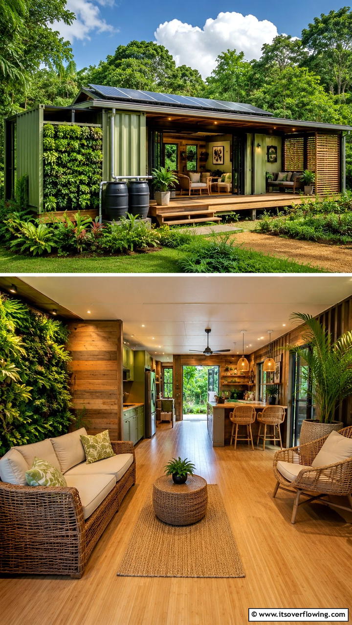 Eco Friendly Container Retreat - 30 Container Home Ideas for Sustainable Living