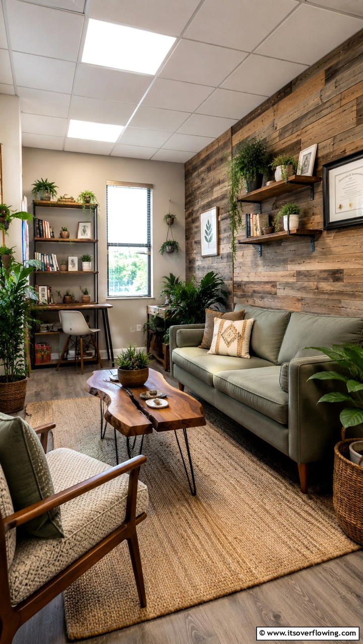 Eco Friendly Decor Elements - 21 Calming Therapist Office Decor Ideas for a Serene Environment