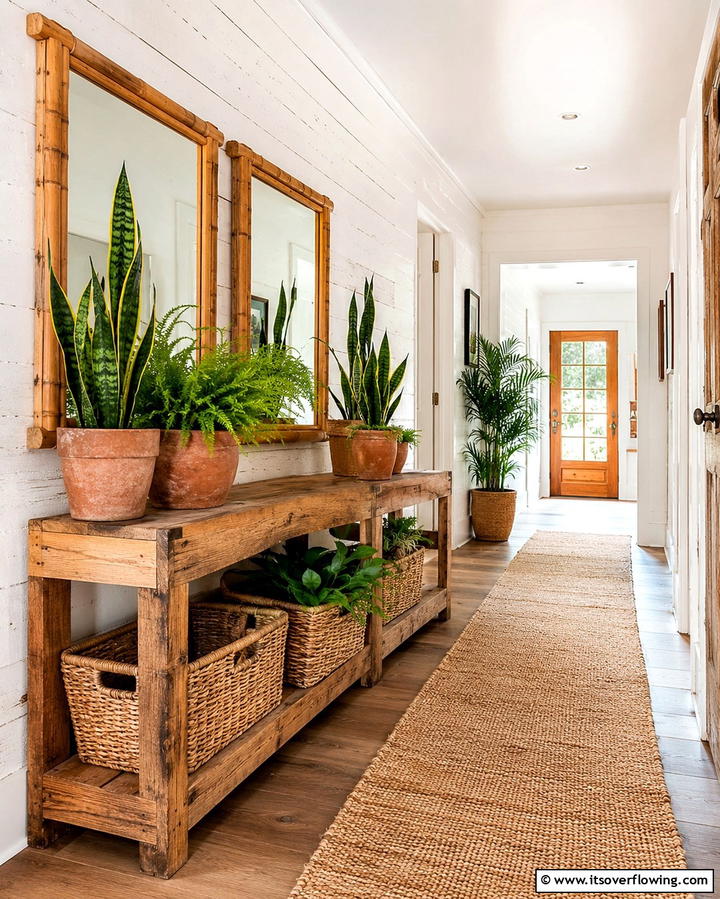Eco Friendly Decor Ideas - 30 Hallway Decor Ideas to Maximize Narrow Spaces