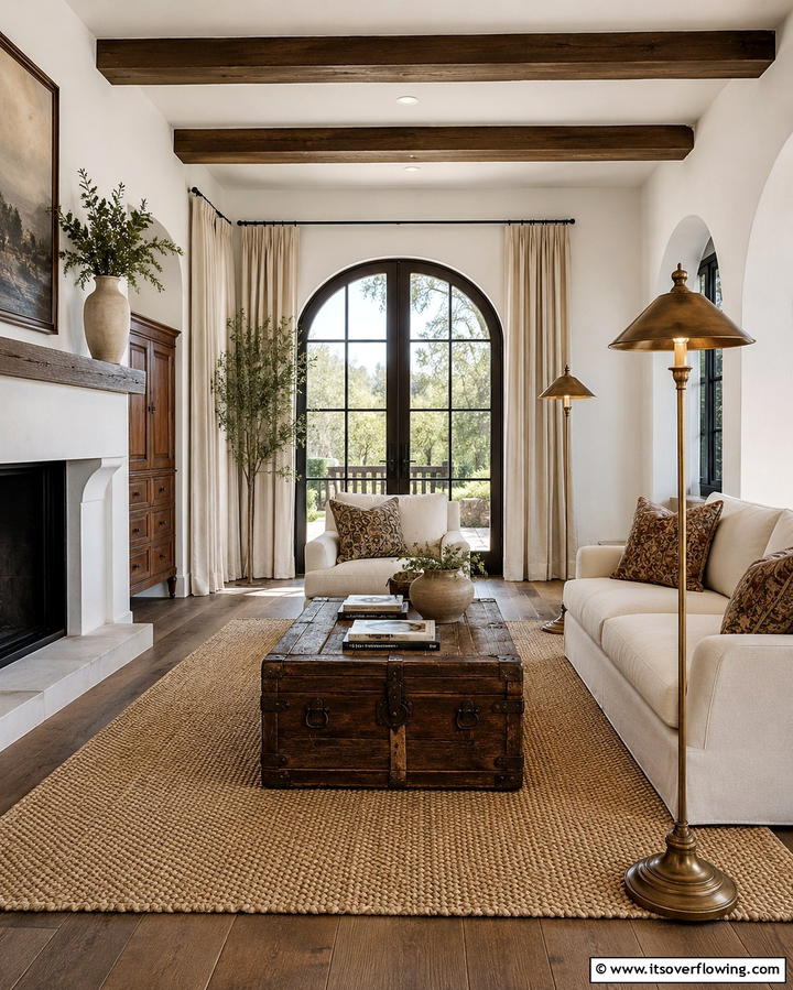 Eco Friendly Decor Options - 30 Mediterranean Living Room Ideas- Warm & Inviting Spaces