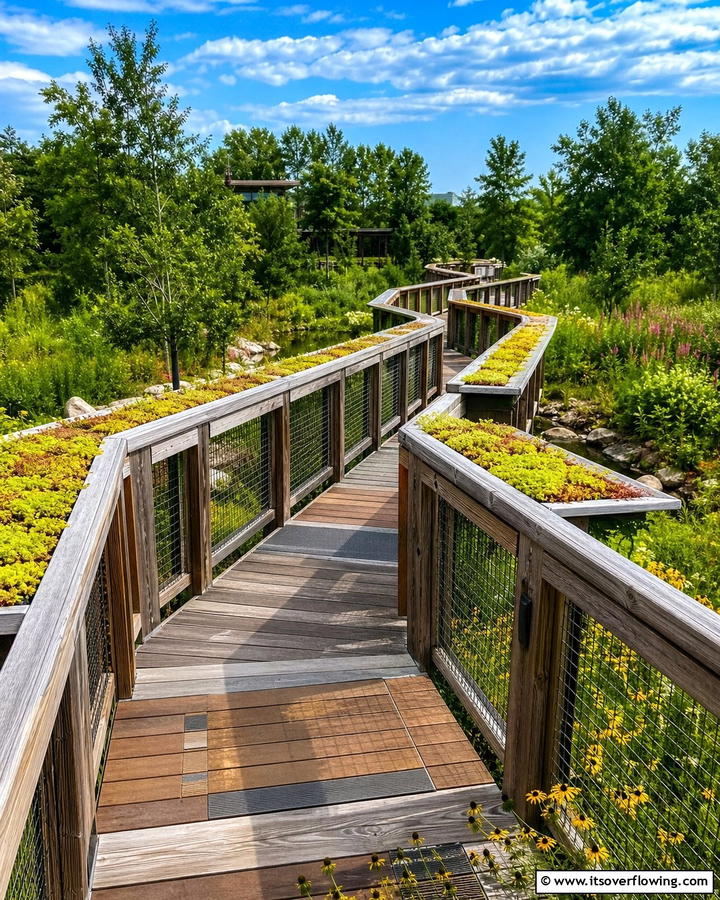 Eco Friendly Elevated Walkway - 20 Elevated Walkway Ideas for a Unique Landscape