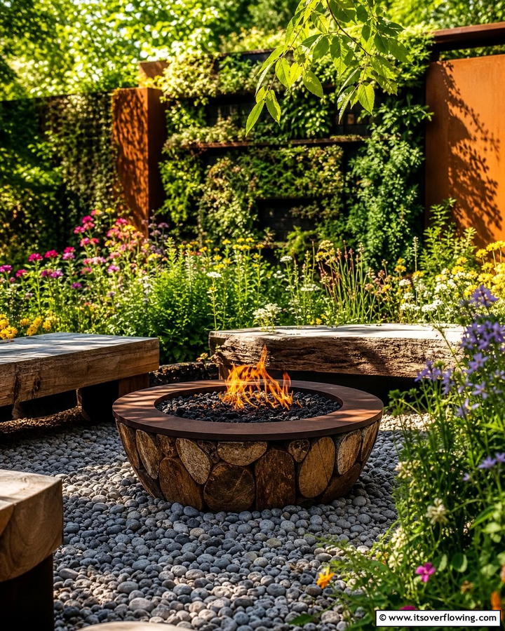 Eco Friendly Ember - 21 Fire Pit Ideas for Outdoor Gatherings and Cozy Nights