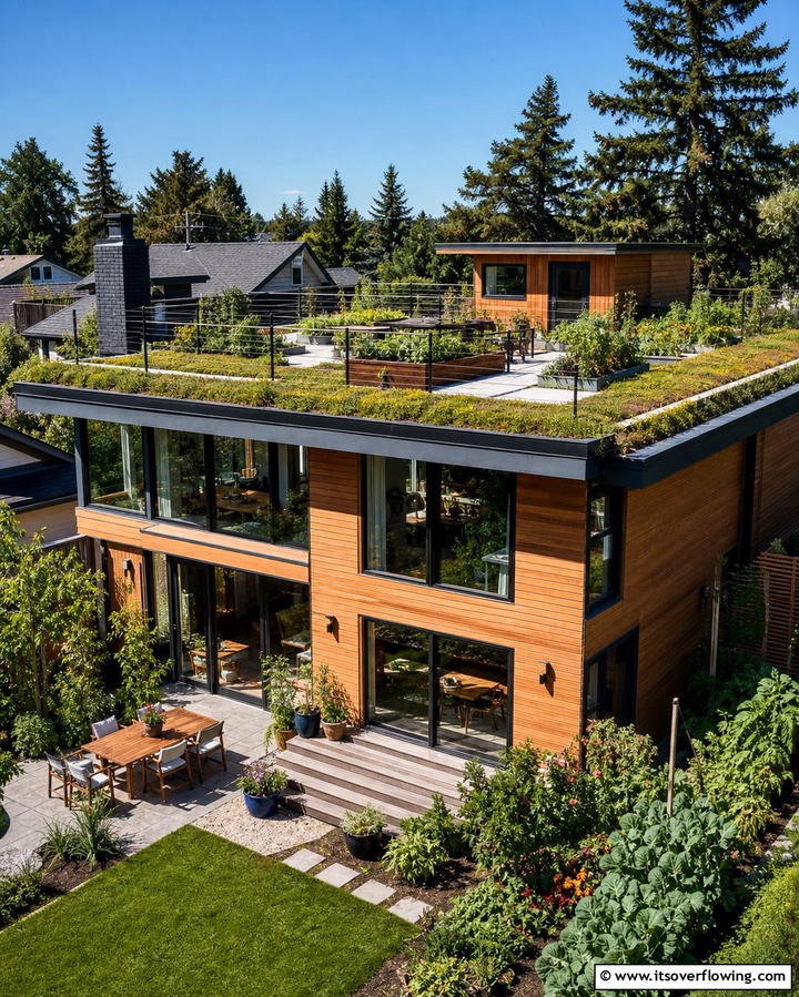Eco Friendly Family Abode - 25 Houses With Green Roofs for Eco-Friendly Living