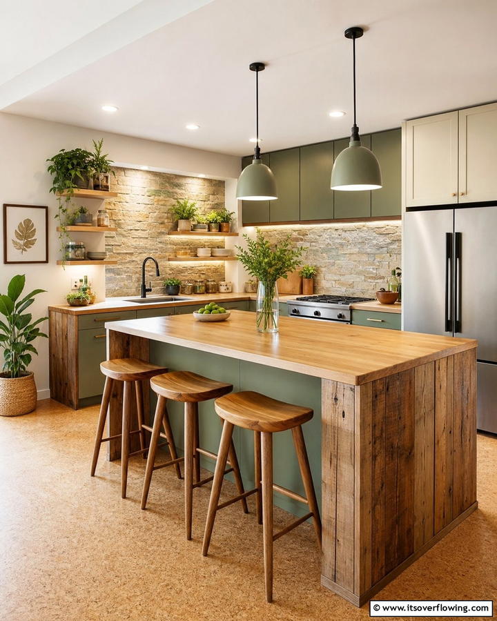 Eco Friendly Finishes - 21 Kitchen Peninsula Ideas for Functional Layouts