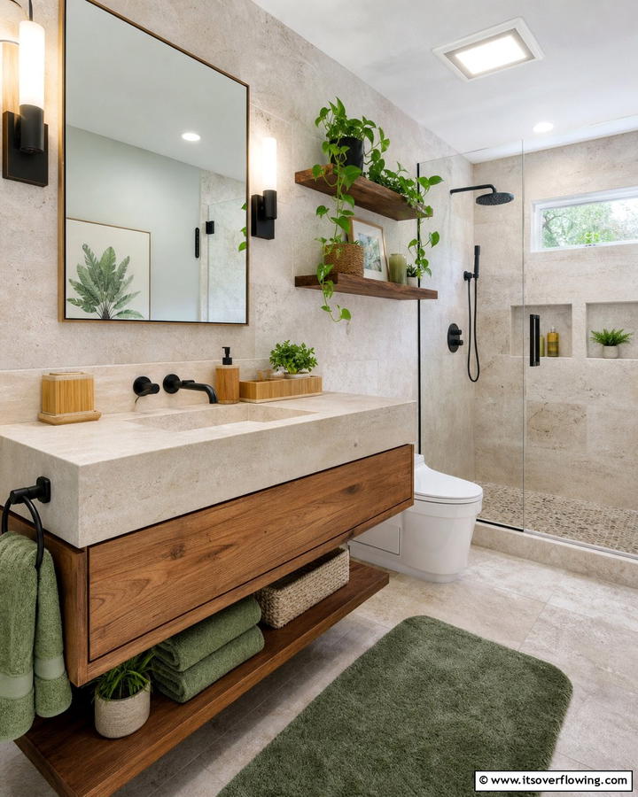 Eco Friendly Fixtures - 21 Modern Bathroom Decor Ideas for a Sleek Sanctuary