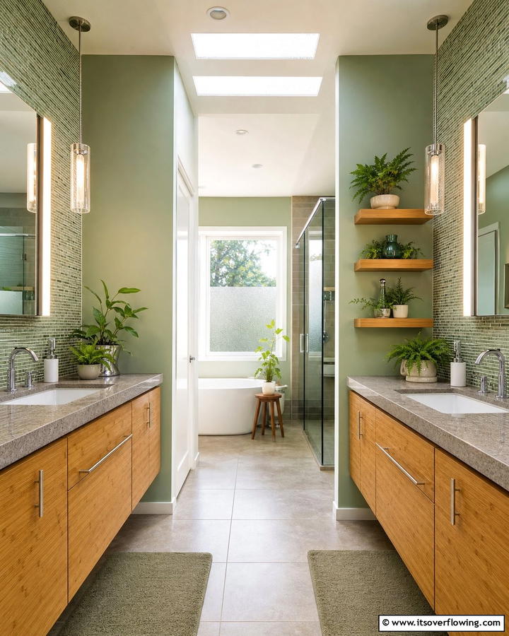 Eco Friendly Fixtures - 30 Jack and Jill Bathroom Ideas for Shared Spaces