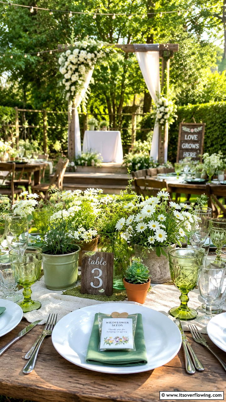 Eco Friendly Garden Celebration - 30 Garden Wedding Ideas- Enchanting Outdoor Celebration Themes