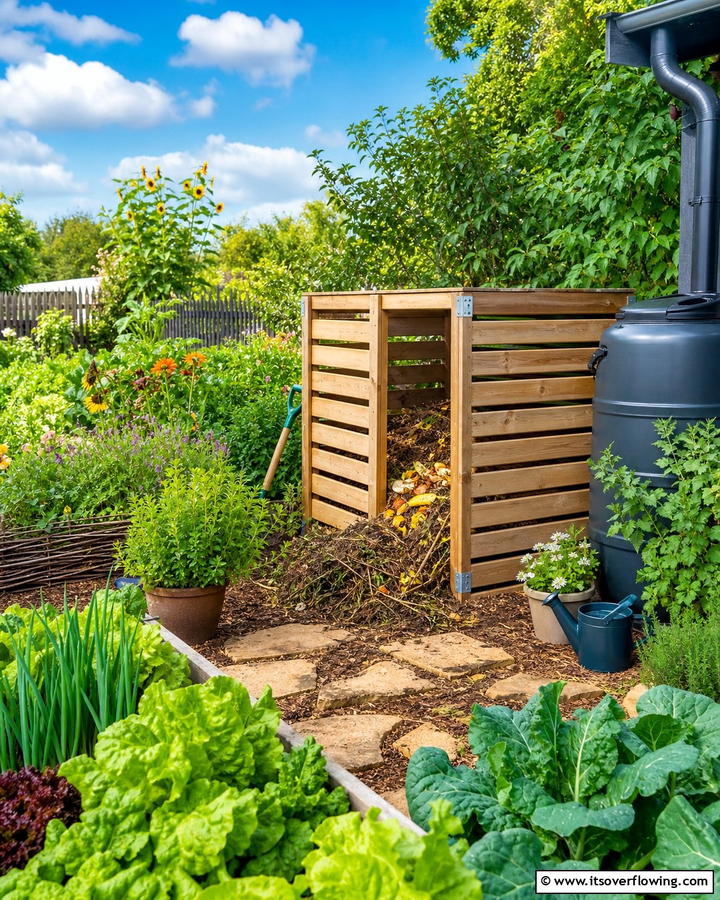 Eco Friendly Garden Composting Spots - 21 Garden Decor Ideas to Personalize Your Outdoor Sanctuary