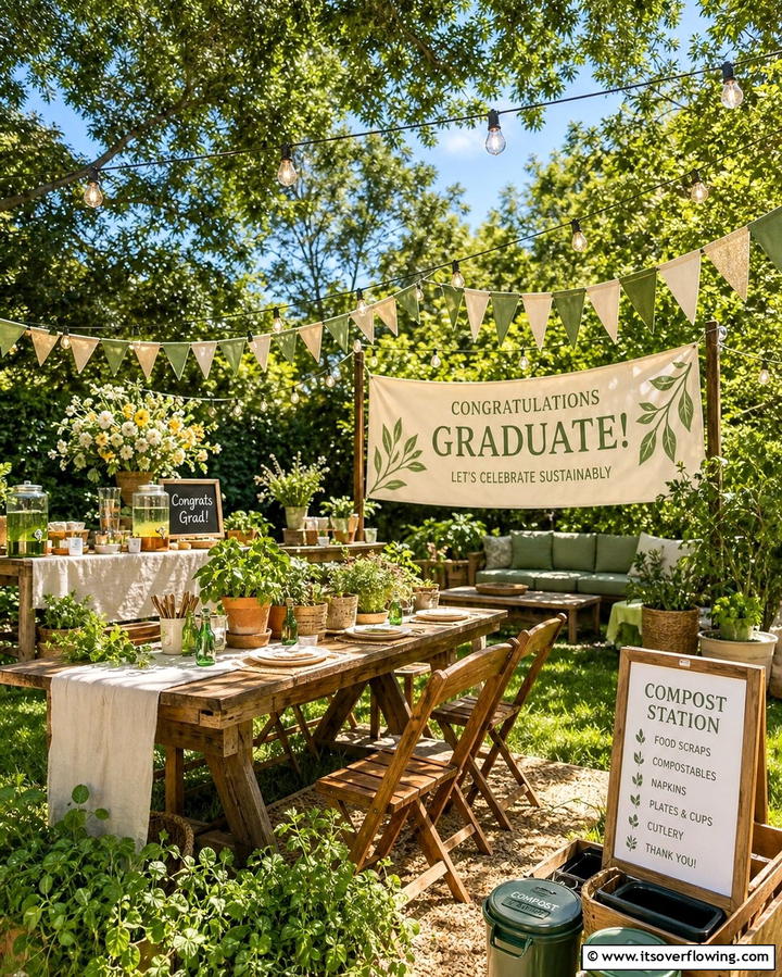 Eco Friendly Graduation Party - 21 Graduation Party Ideas for Memorable Celebrations