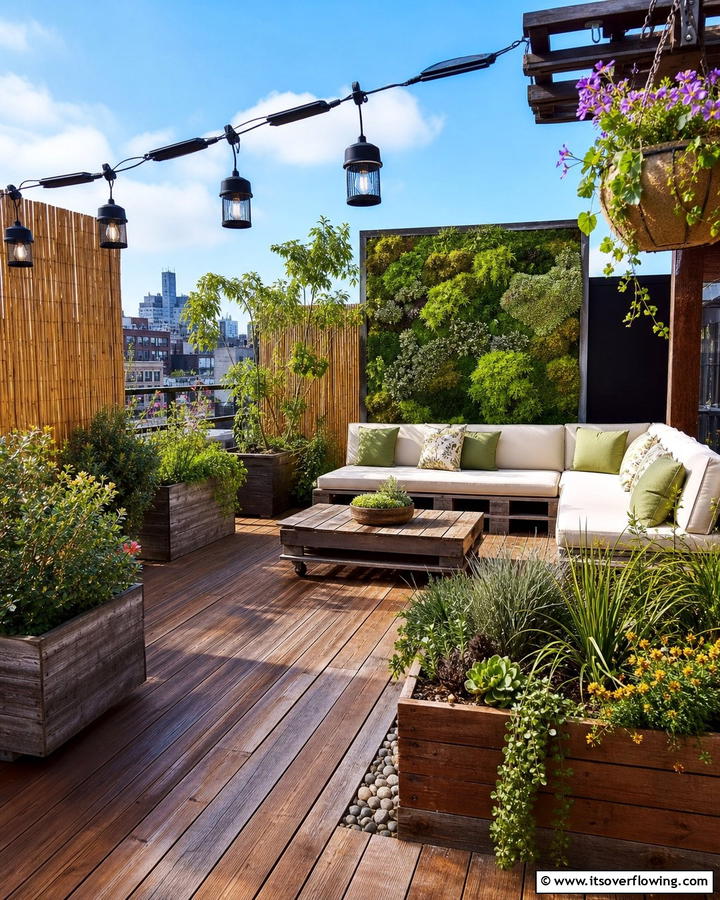 Eco Friendly Green Deck - 21 Rooftop Deck Layouts for Urban Outdoor Entertainment Areas