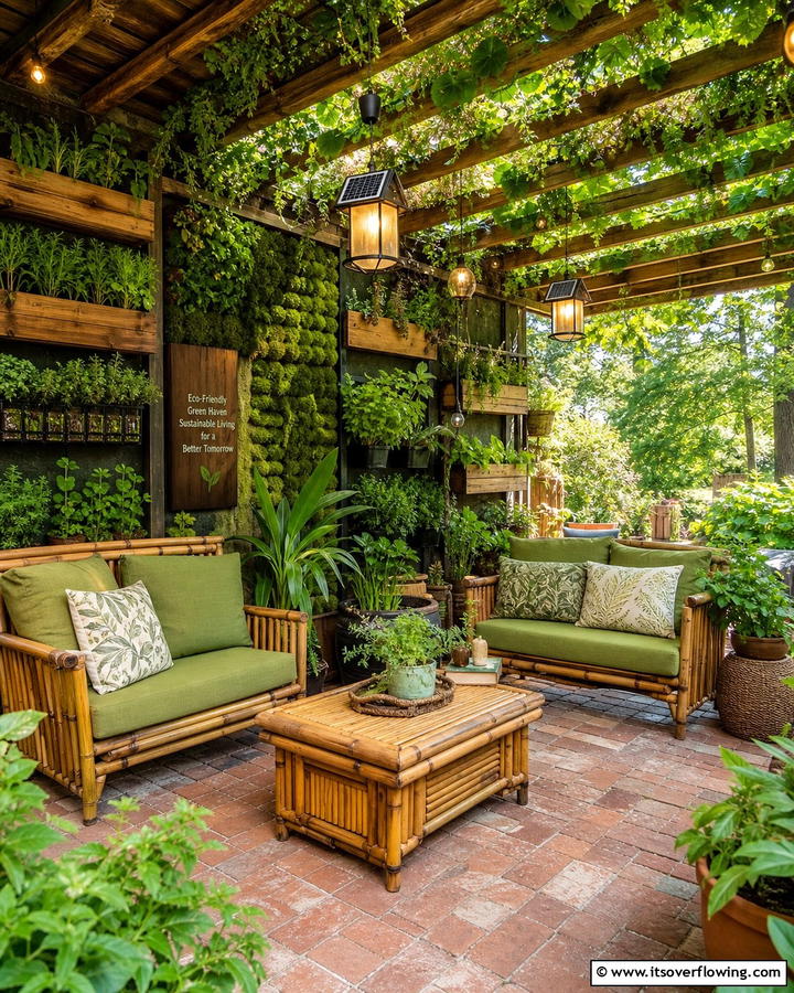 Eco Friendly Green Haven - 21 Covered Porch Ideas for Year-Round Outdoor Comfort