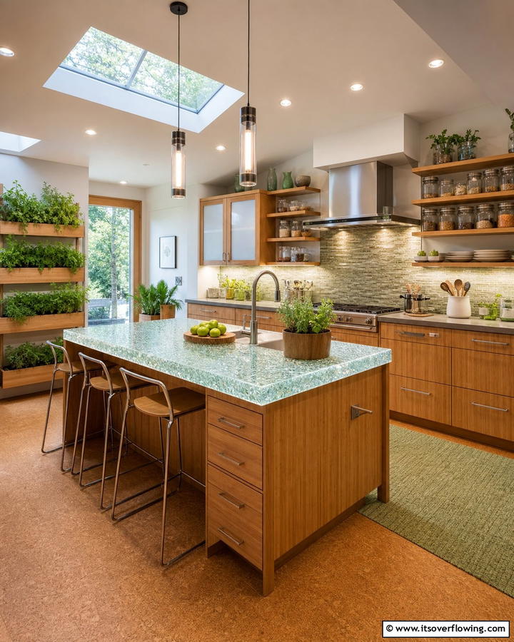Eco Friendly Illumination - 30 Kitchen Island Lighting Ideas to Illuminate Your Space