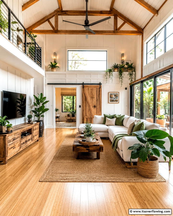 Eco Friendly Innovations - 30 Barndominium Interior Ideas for Spacious Living Designs