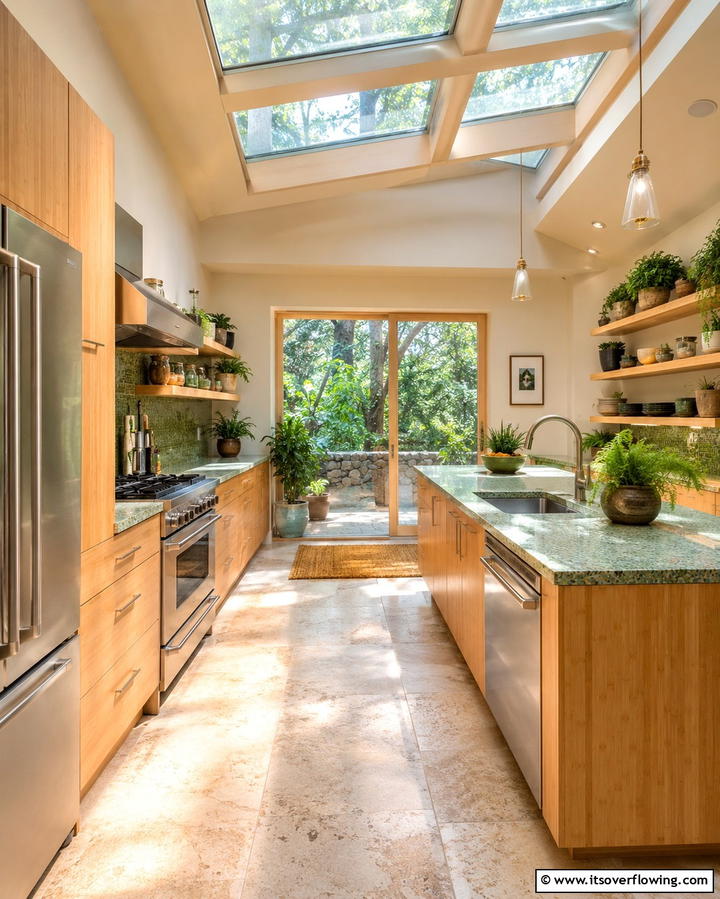 Eco Friendly Kitchen Design - 30 Kitchens with Light Wood Cabinets- Warm & Airy Designs