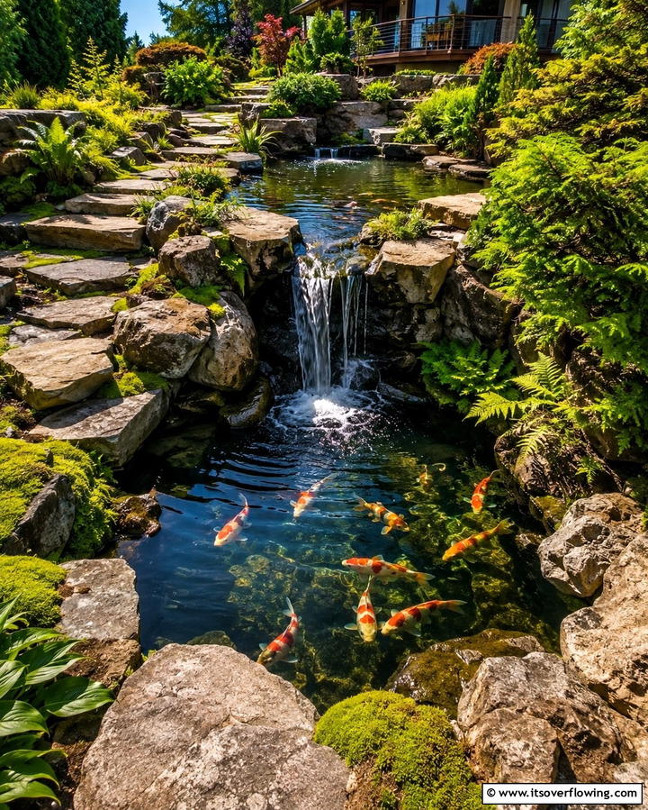 Eco Friendly Koi Ponds - 25 Koi Pond Ideas to Enhance Your Outdoor Space