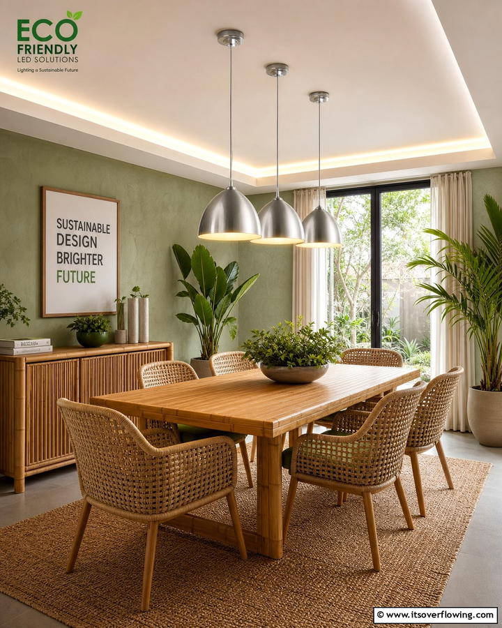 Eco Friendly LED Solutions - 21 Dining Room Lighting Ideas to Elevate Your Space