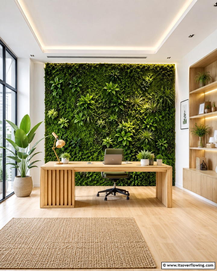 Eco Friendly Living Wall - 30 Artificial Grass Wall Design Ideas for Urban Oasis
