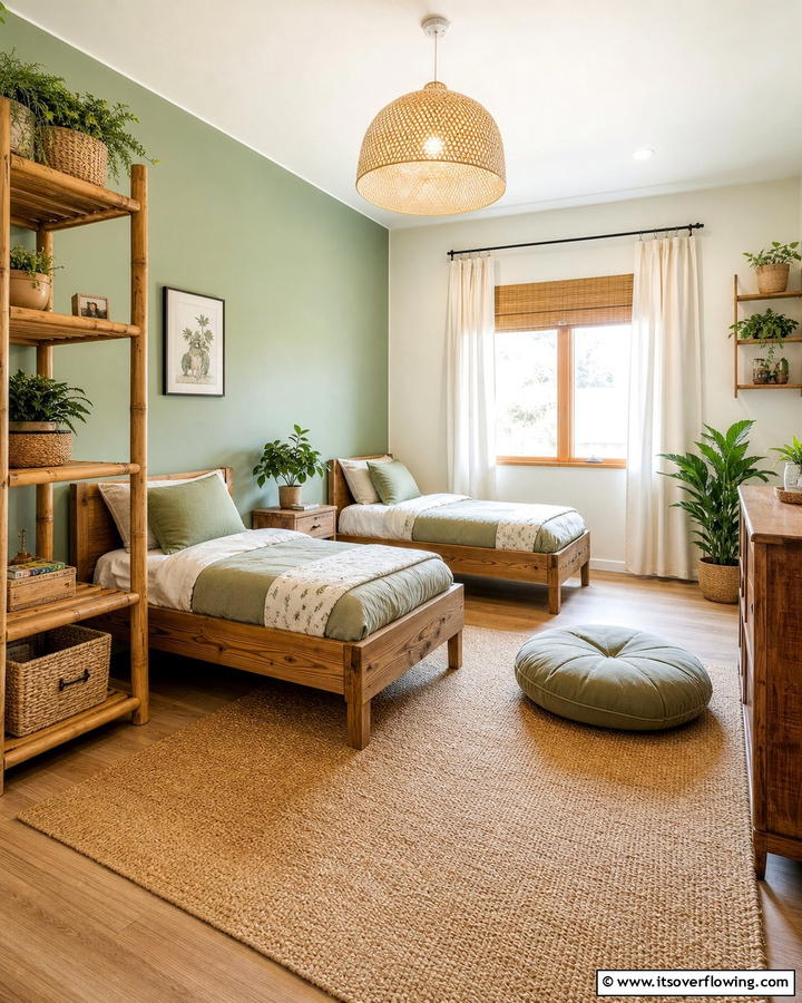 Eco Friendly Materials - 21 Shared Kids Room Design Ideas for Siblings