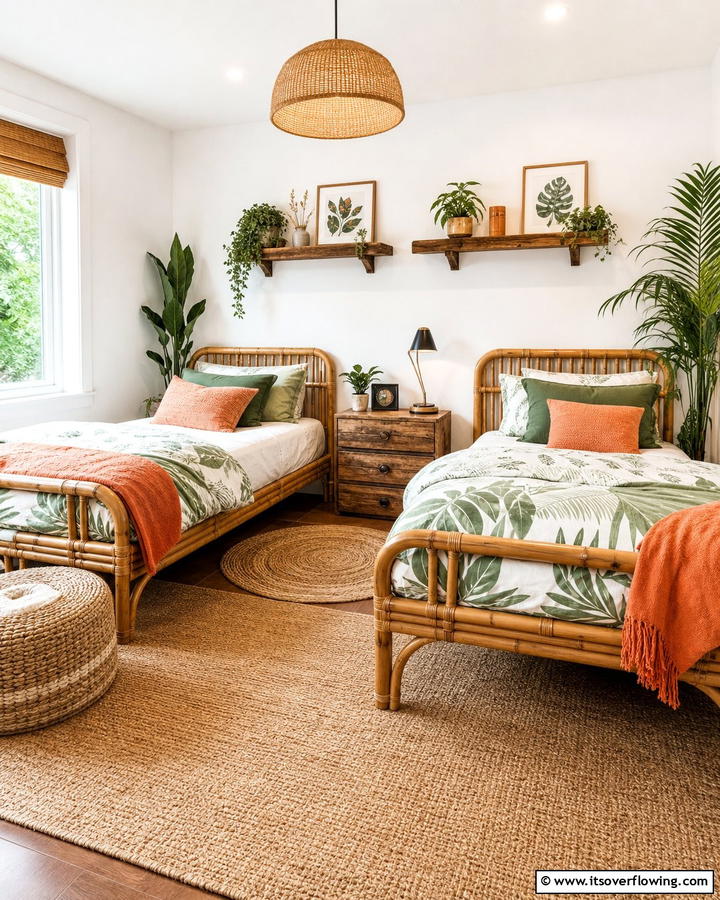 Eco Friendly Materials - 21 Shared Small Room Ideas for Siblings’ Harmonious Space