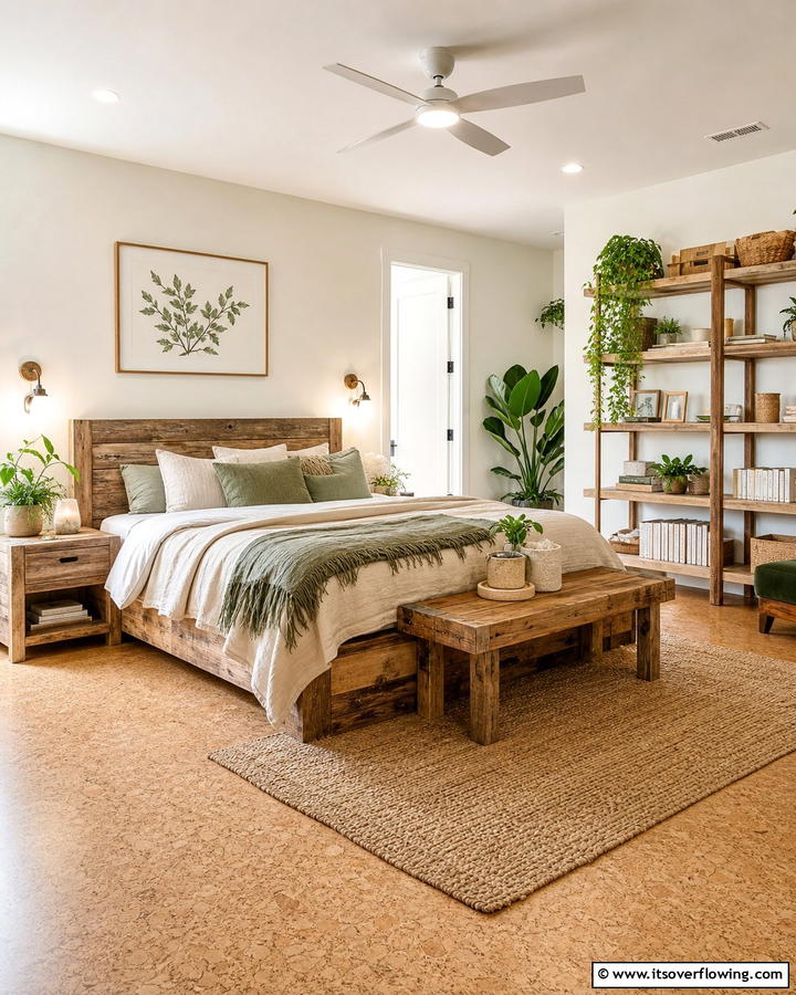 Eco Friendly Nordic Touch - 21 Scandinavian Bedroom Designs for Minimalist Comfort