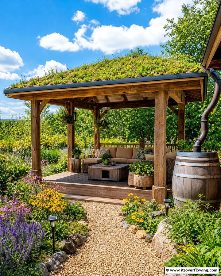 Eco Friendly Outdoor Haven - 21 Gazebo Patio Ideas for Shaded Outdoor Entertaining Spaces