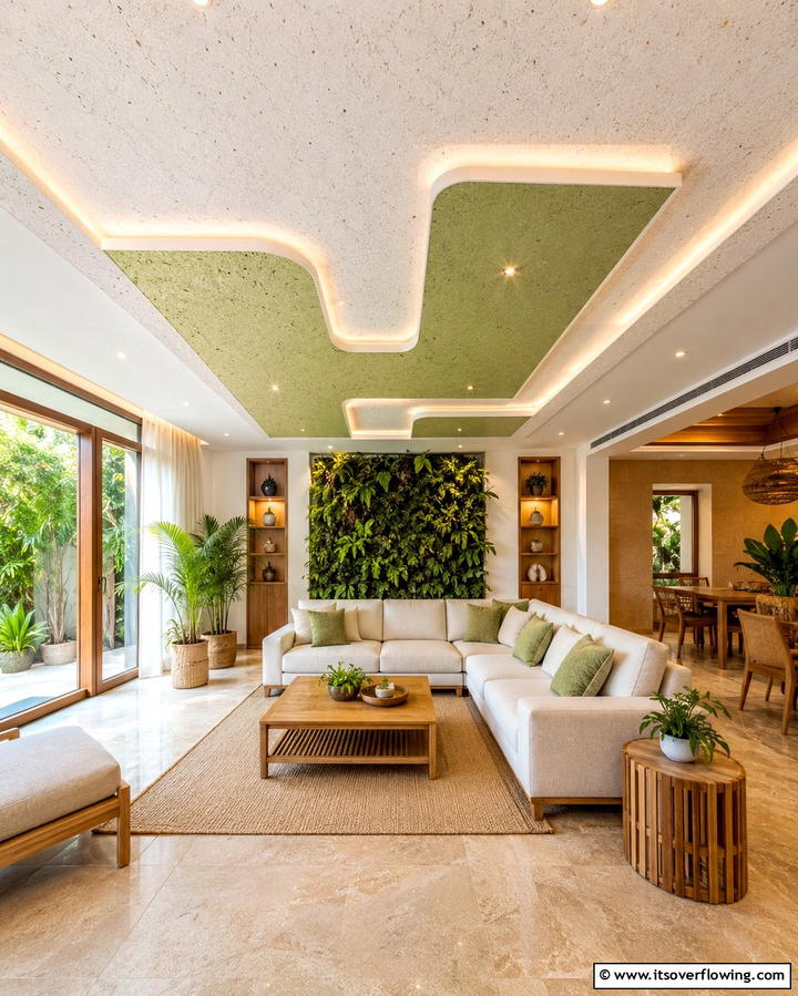 Eco Friendly Pop Solutions - 30 Pop Ceiling Design Ideas for Modern Home Interiors