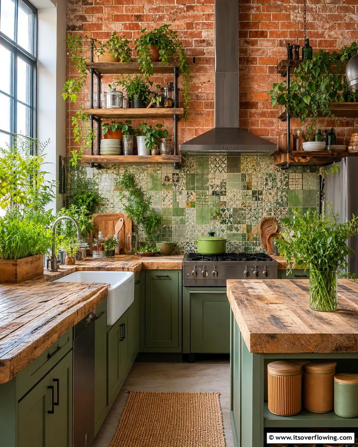 Eco Friendly Recycled Material Counters - 30 Kitchen Counter Decor Ideas to Elevate Your Space