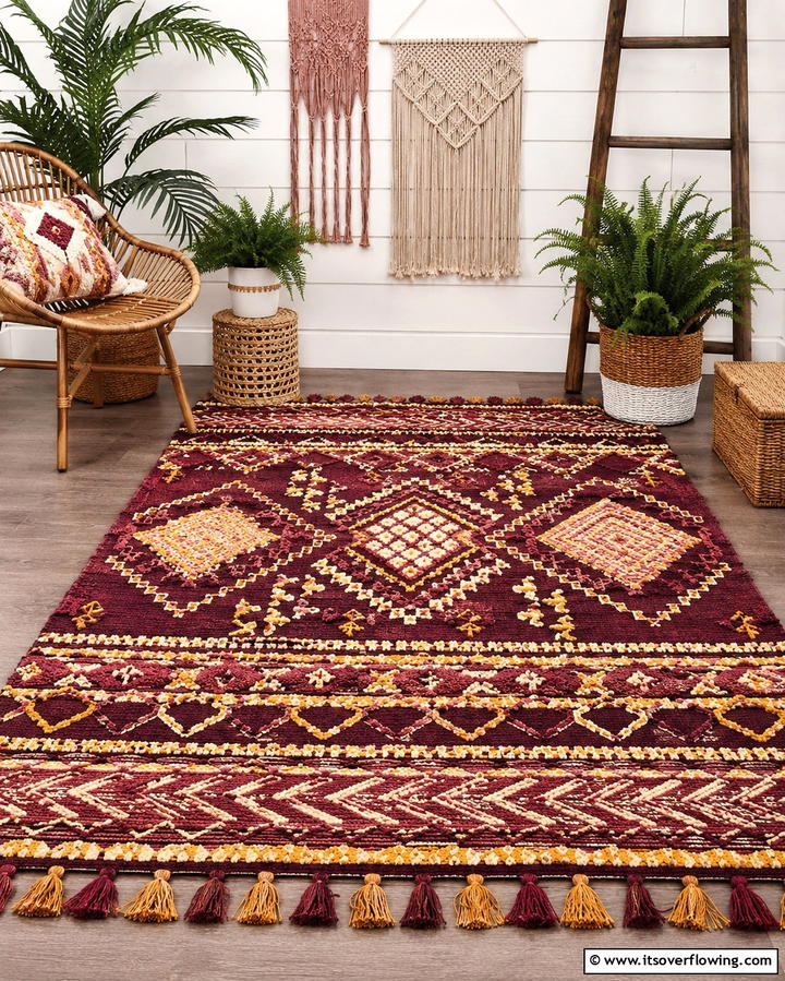 Eco Friendly Recycled Rug - 30 Kitchen Rug Ideas- Stylish and Durable Floor Solutions