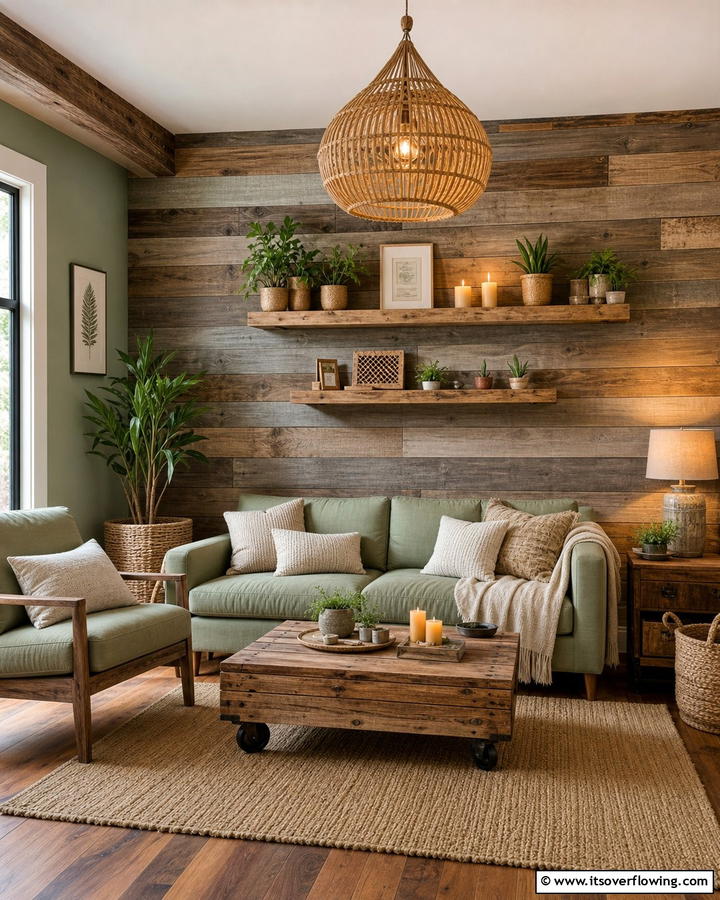 Eco Friendly Rustic Upgrades - 21 Rustic Living Room Ideas for Cozy Natural Interior Designs