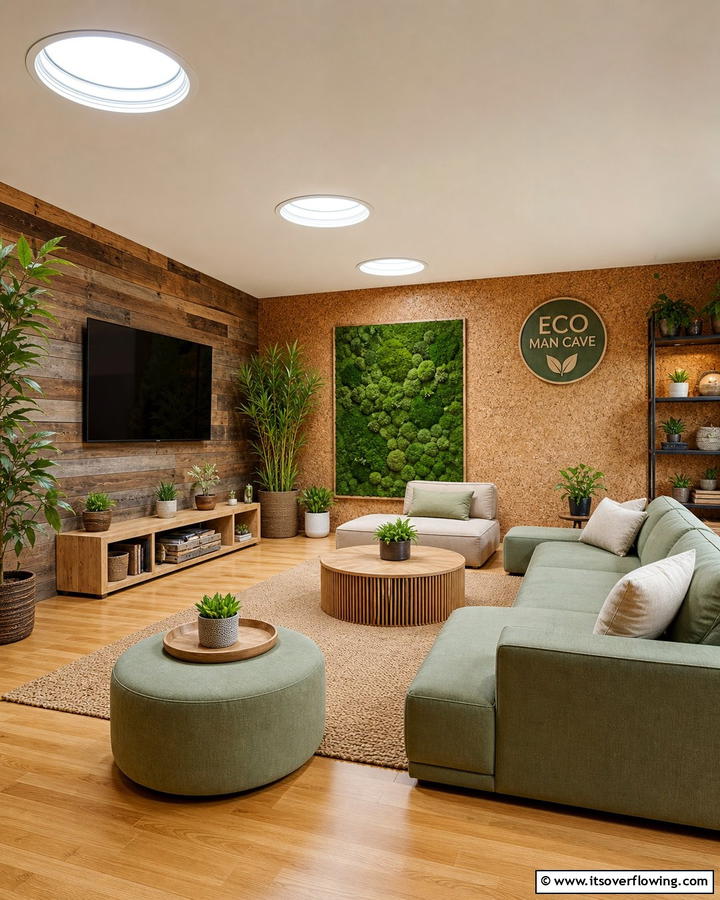 Eco Friendly Sanctuary - 21 Man Cave Ideas for the Ultimate Relaxation Zone