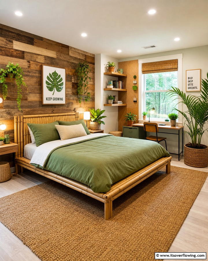 Eco Friendly Sanctuary - 21 Boys’ Room Ideas- Themed Decor & Functional Layouts