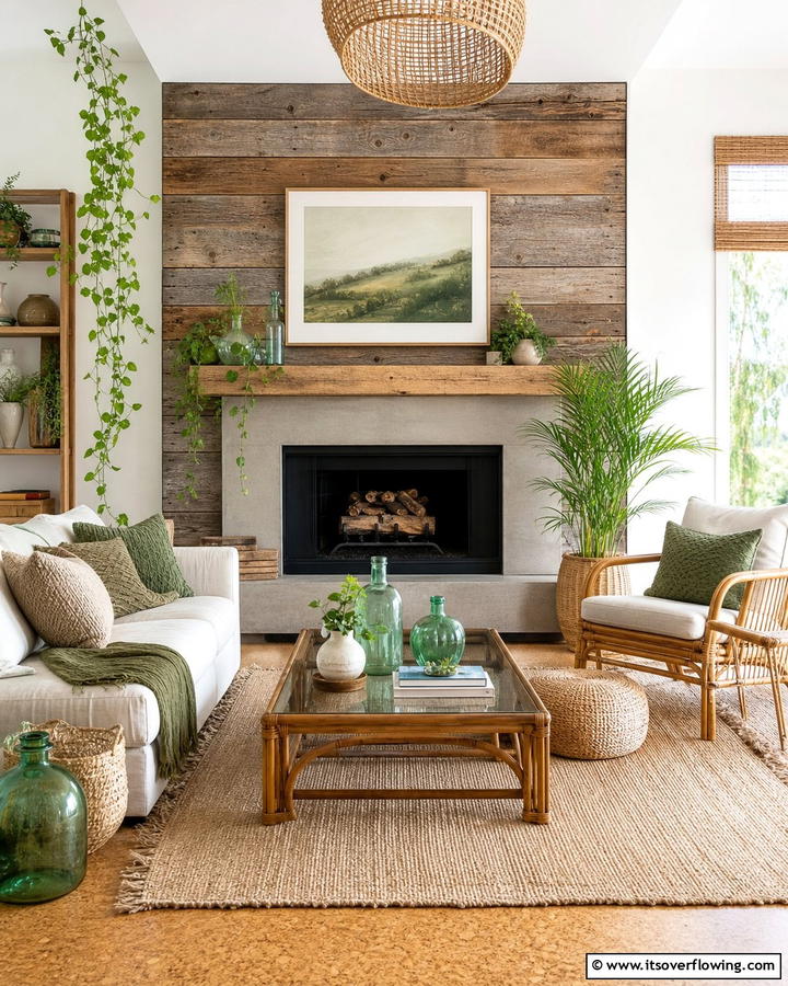 Eco Friendly Shiplap Fireplace - 21 Shiplap Fireplace Design Ideas to Cozy Up Your Home