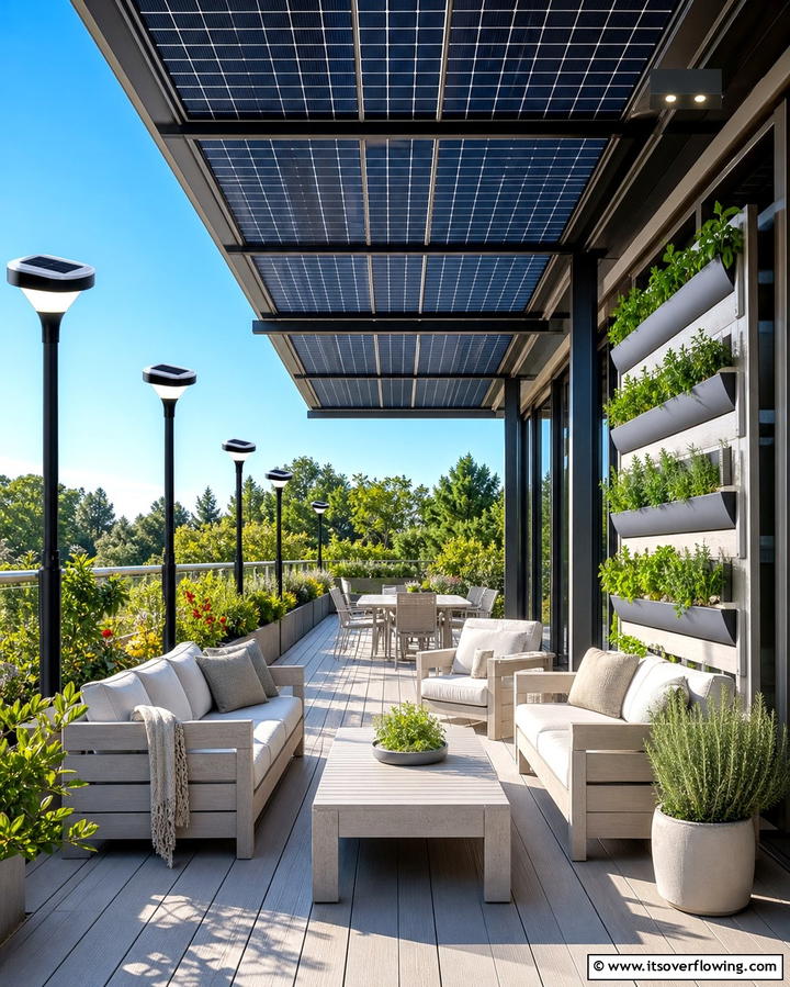 Eco Friendly Solar Terrace - 25 Terrace Design Ideas for Outdoor Living