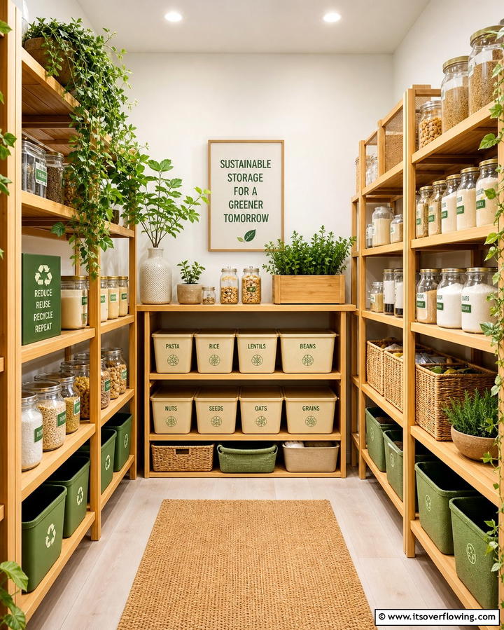 Eco Friendly Storage Options - 21 Kitchen Pantry Ideas to Streamline Food Storage