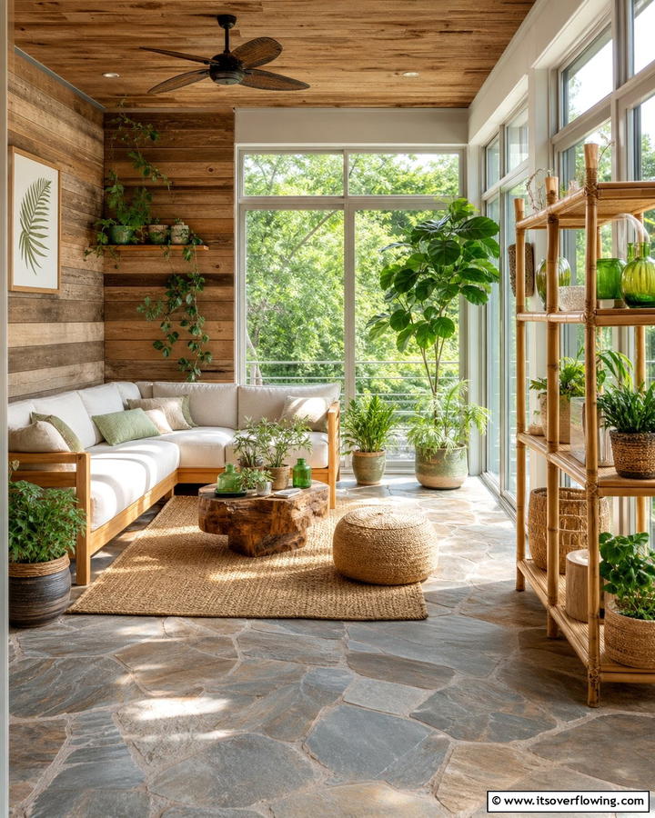 Eco Friendly Sunroom - 21 Bright Sunroom Ideas to Enjoy Natural Light Year-Round