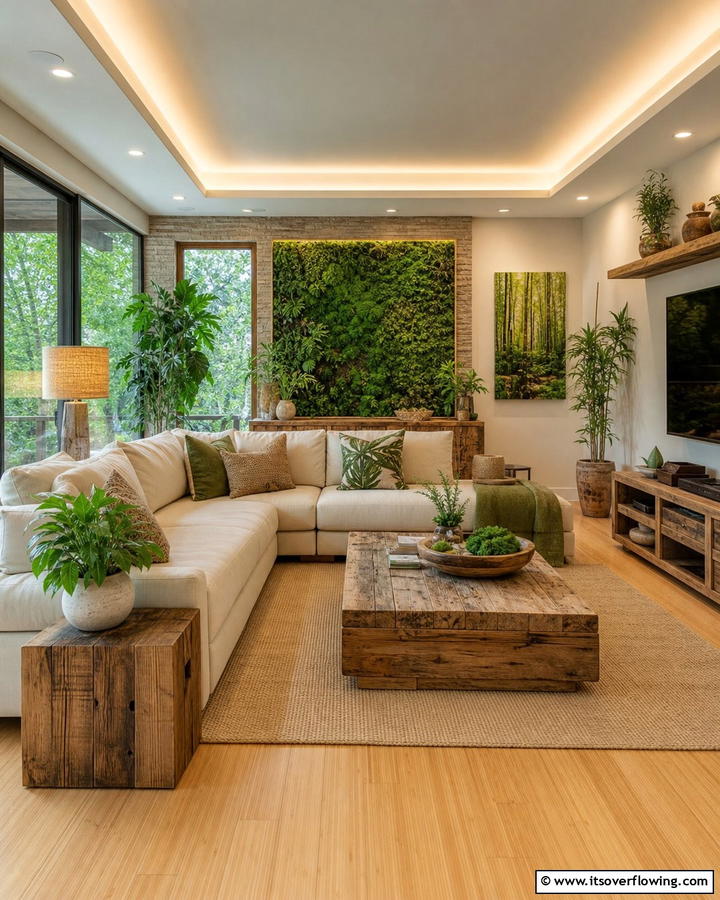 Eco Friendly Sustainable Family Room - 21 Family Room Ideas for Comfortable and Functional Spaces