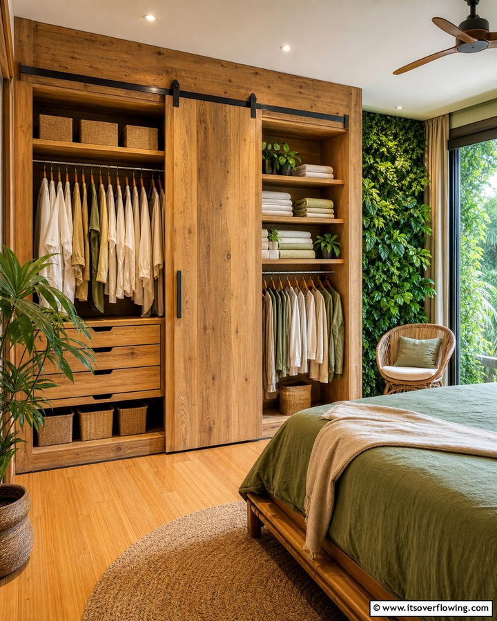 Eco Friendly Sustainable Materials - 21 Space-Saving Built-In Wardrobe Ideas for Organized Homes