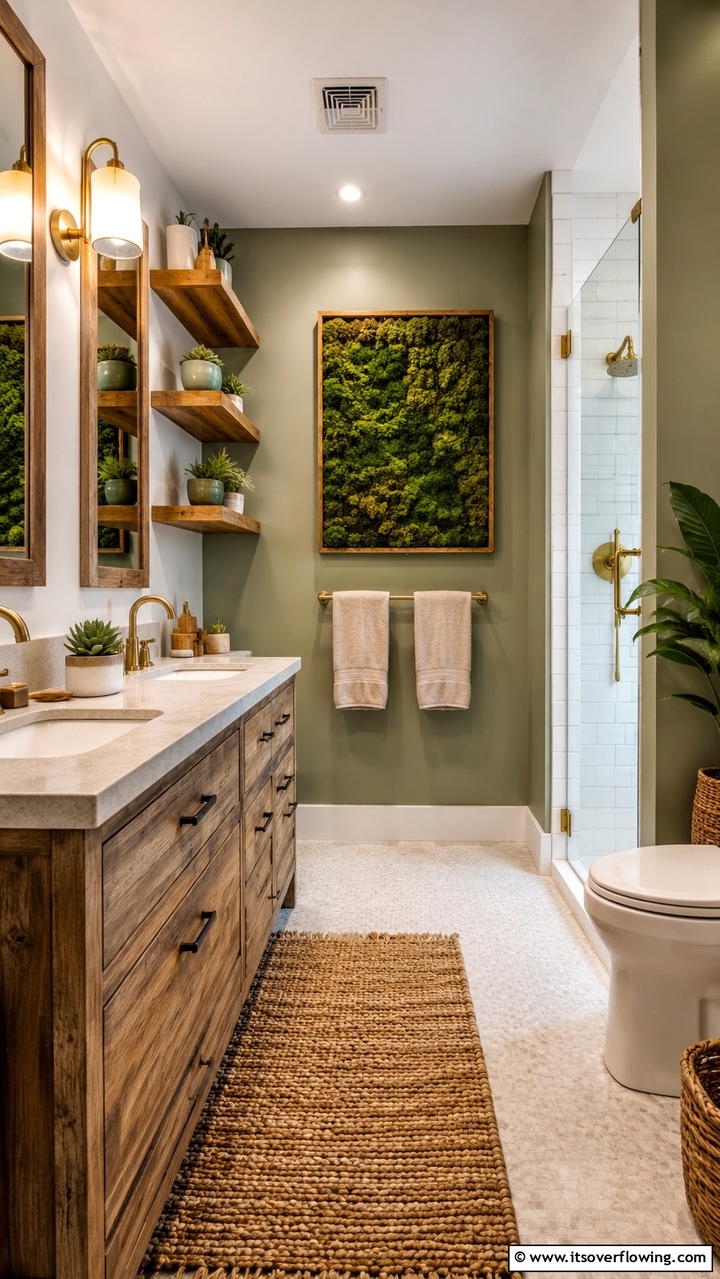 Eco Friendly Touches - 30 Cottage Bathroom Ideas for a Charming Relaxing Retreat