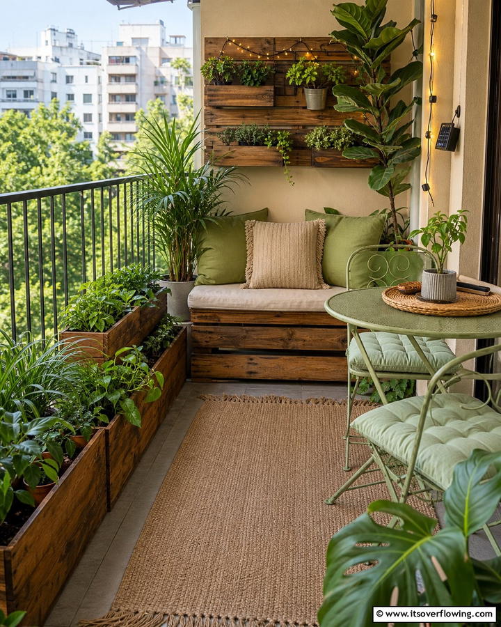Eco friendly Balcony Makeover - 21 Small Balcony Decor Ideas for Cozy Outdoor Retreats