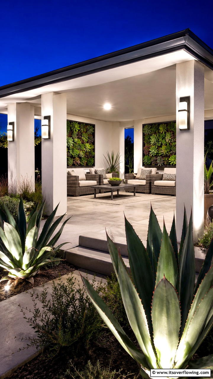 Eco friendly Solar Wall Sconces - 30 Gazebo Lighting Ideas- Ambient Outdoor Illumination