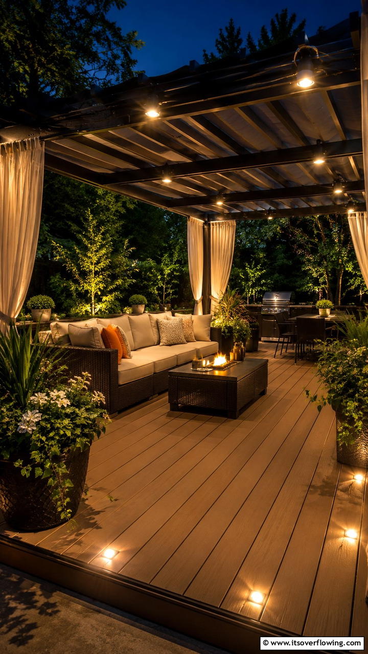 Edge Lit Deck Panels - 30 Deck Lighting Ideas for Ambiance and Safety