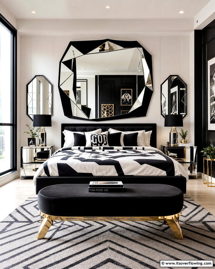 Edgy Accent Mirrors - 30 Hypebeast Room Decor Ideas for Urban Aesthetics