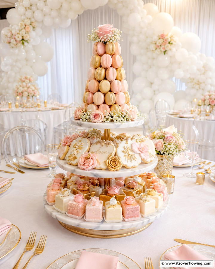 Edible Dessert Centerpiece - 30 Unique Non-Floral Wedding Centerpiece Ideas