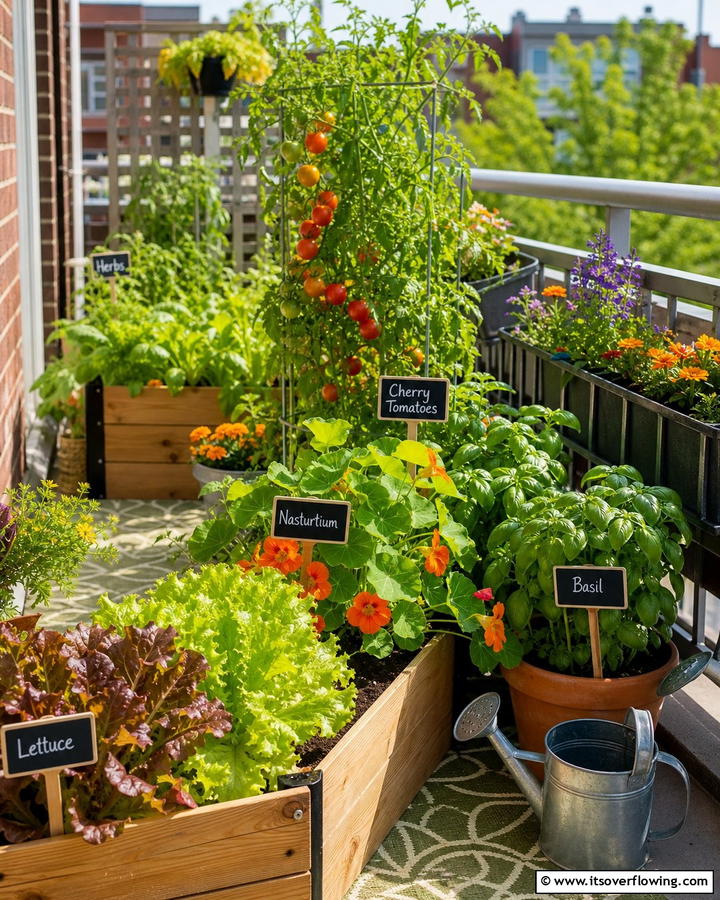 Edible Garden Delights - 21 Balcony Garden Ideas to Transform Small Spaces into Green Havens