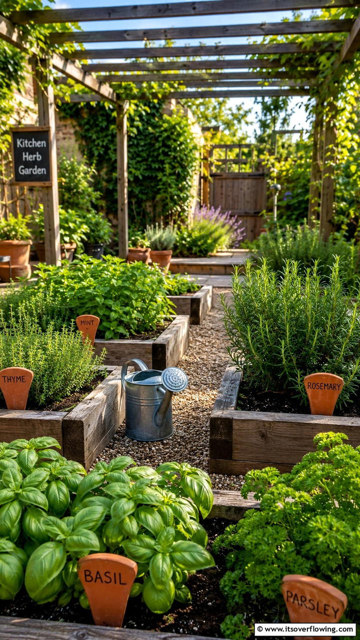 Edible Herb Garden - 30 Garden Layout Ideas- Strategic Planting & Design Tips