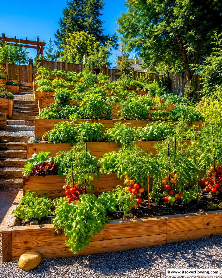 Edible Hillside Gardens - 30 Hillside Landscaping Ideas for Sloped Yards