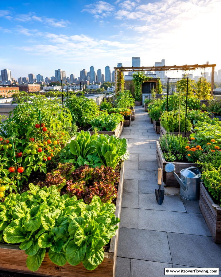 Edible Rooftop Gardens - 25 Rooftop Garden Ideas for Urban Green Spaces